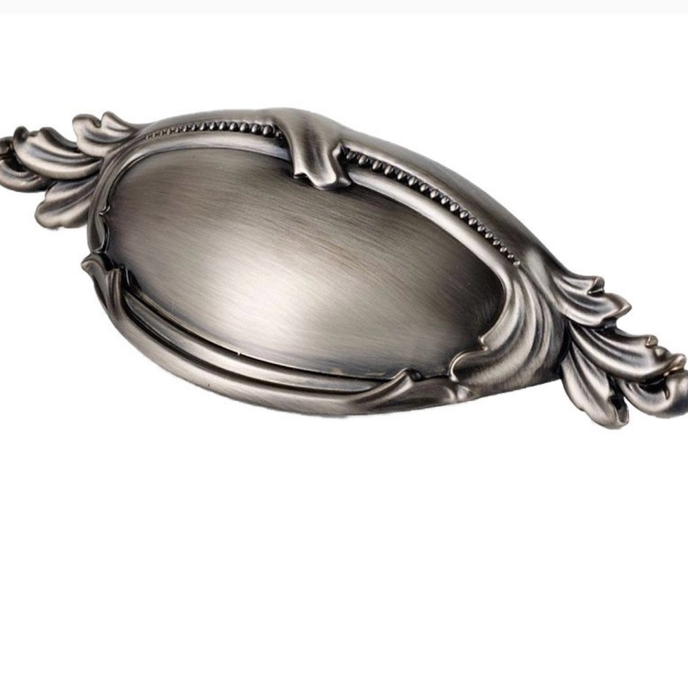 Alno Inc, Solid Brass 4”CC Cup Pull in Pewter